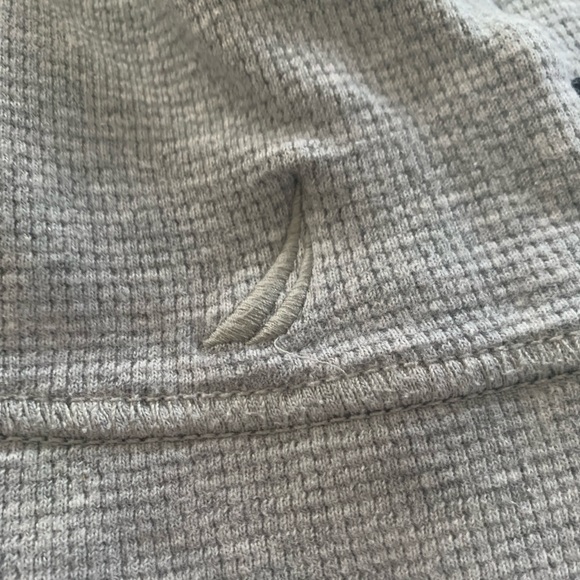 Nautica Small Grey half-button up shirt - Picture 2 of 3